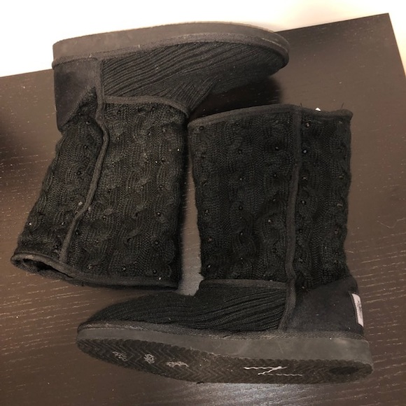 Juicy Couture knitted winter and snow boots size 5 - Picture 6 of 7